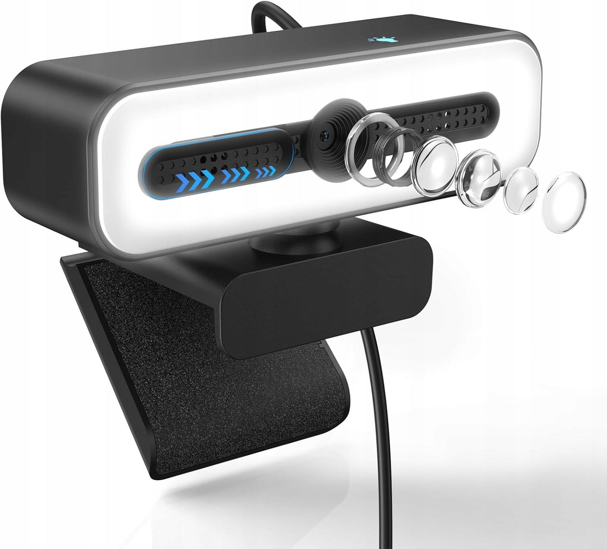 Webcam FULL-HD 1080P USB with Microphone Autofocus Streamin