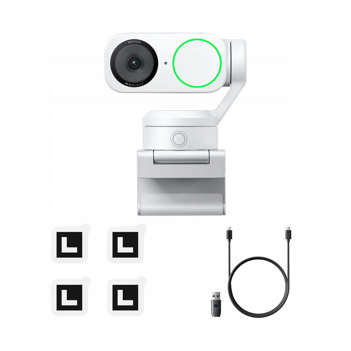 Webcam Insta360 Link 2 AI 4K Arctic White Manufacturer code CINSABNB(LINK210)
