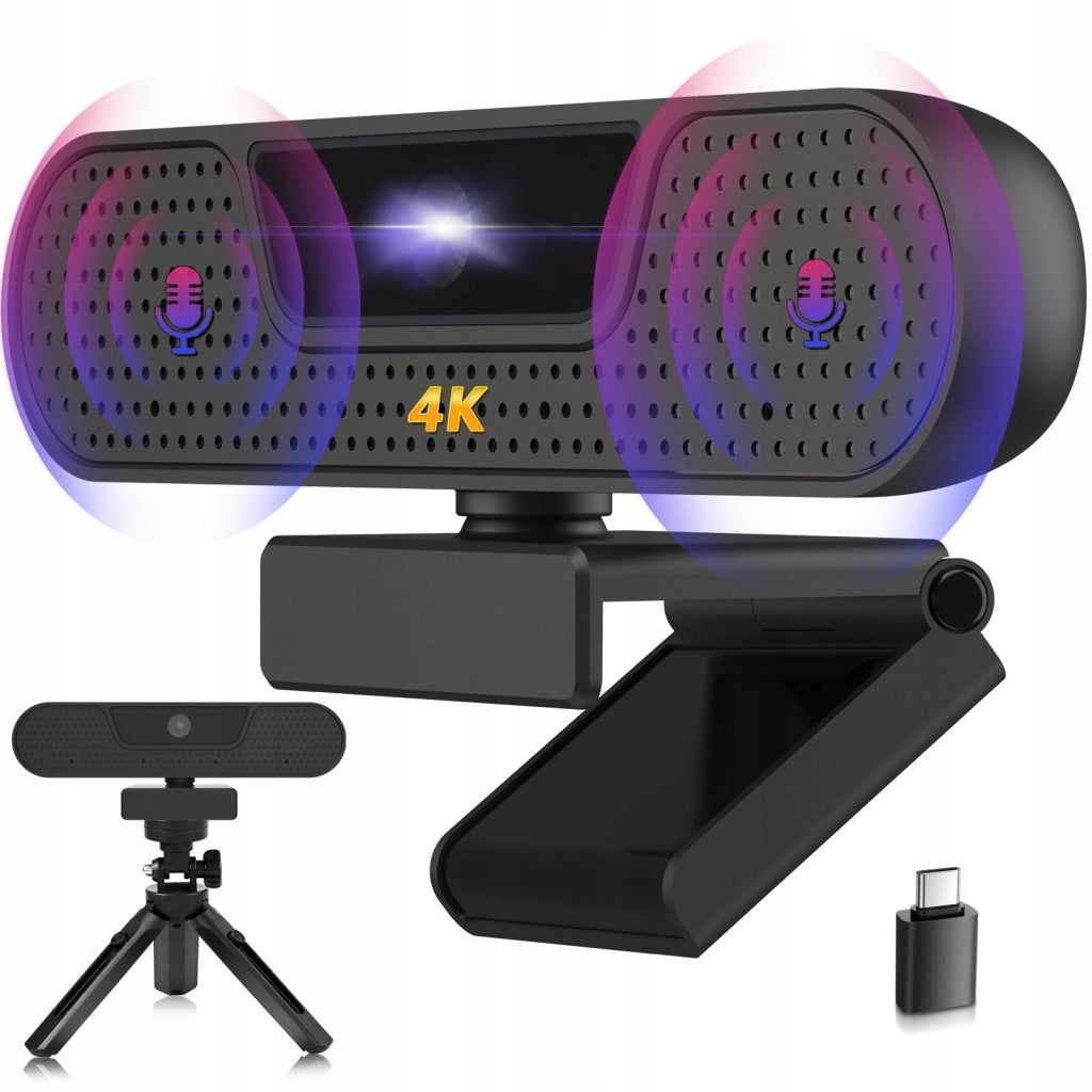 Webcam Vizolink W8GS 4K UHD Autofocus USB Streaming PC Microphone