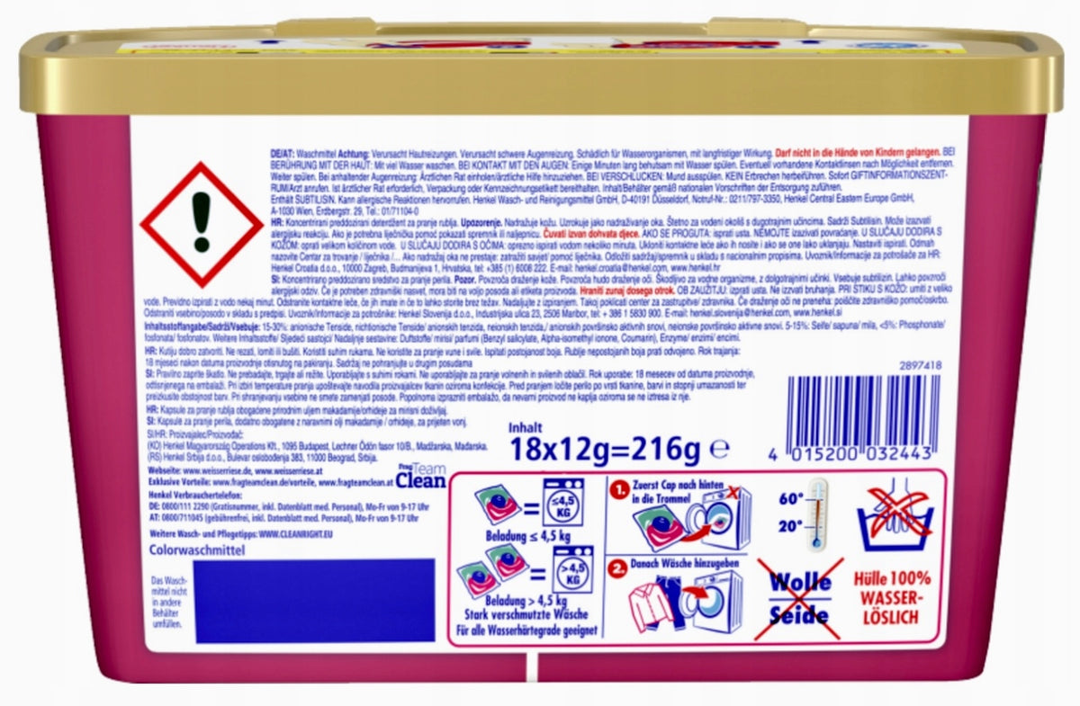 Weiser Riese color 18 pcs Washing Capsules Trade name other