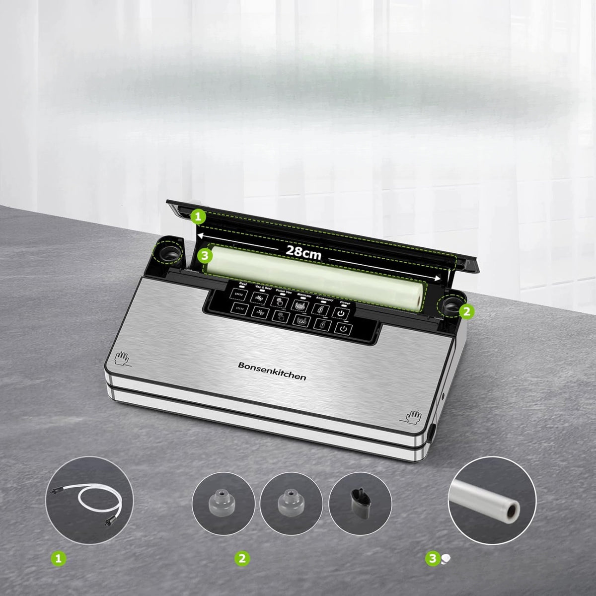 Welding Machine Vacuum Food Storage Automatic Bags Packaging status original