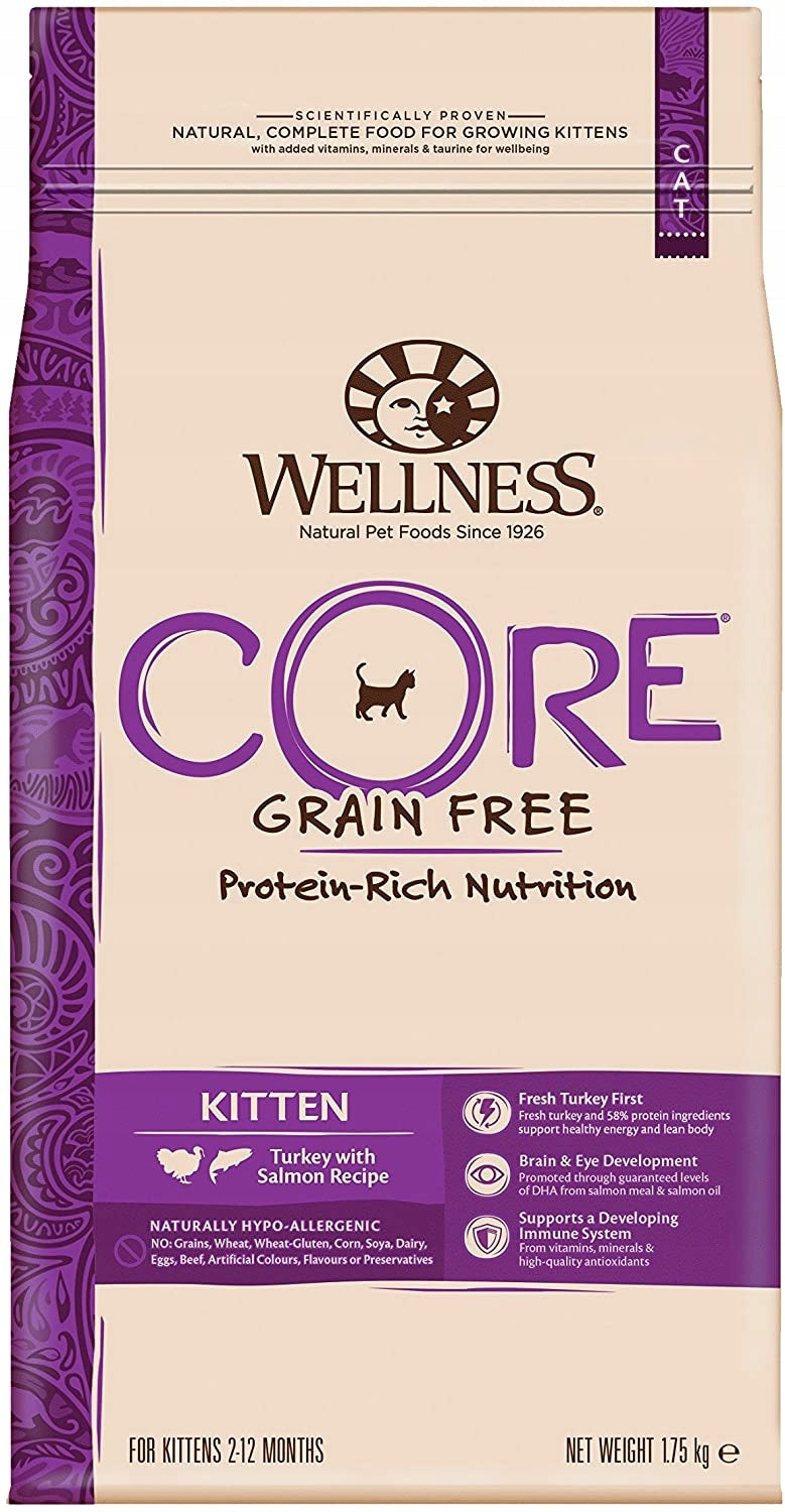 Wellness Core Kitten Original krmivo pro koťata krůta a kuře 1,75 kg