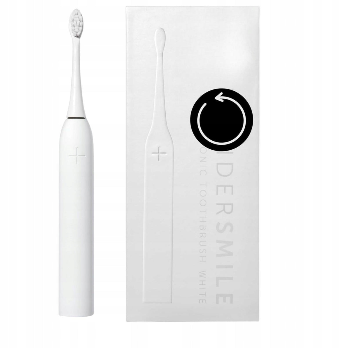 White Electric Sonic Toothbrush with 4 Programs and 3 Modes