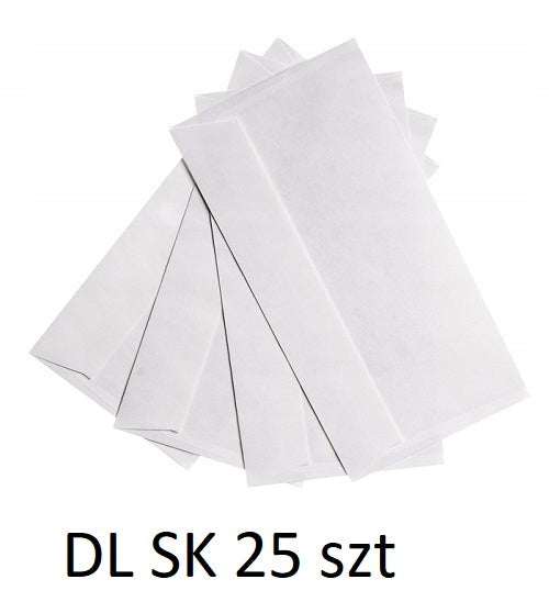 White Letter Paper Envelopes DL 25pcs SK