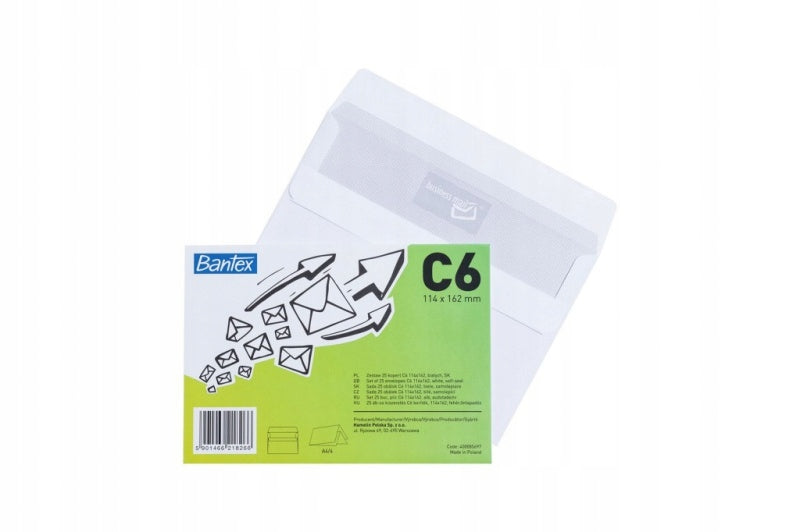 White Office Mail ENVELOPES DOCUMENT ENVELOPES C6 Best