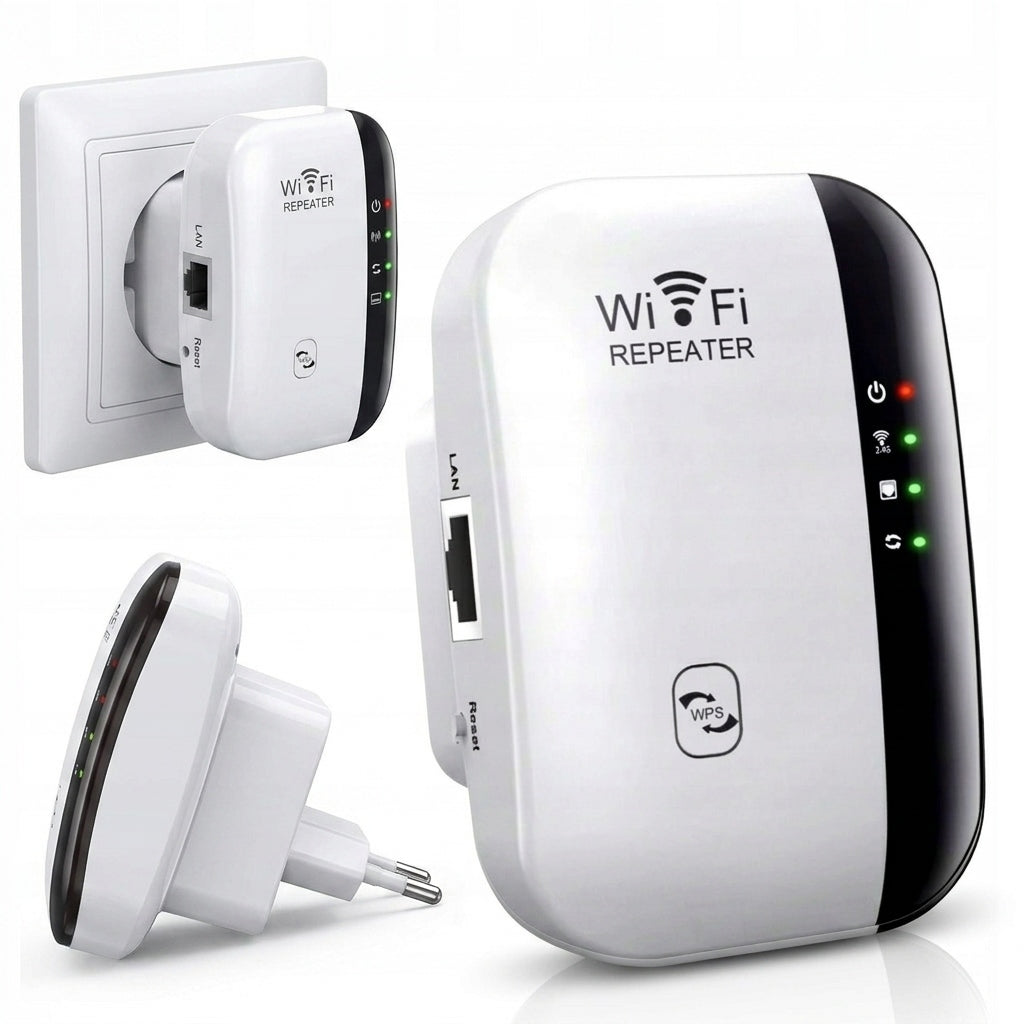Wi-FI Signal Amplifier Repeater POWERFUL Access Point Router 300 Mbps 2.4GHz
