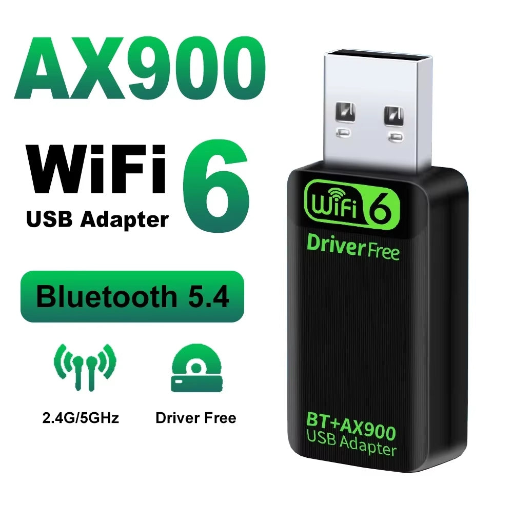 WiFi 6 Bluetooth 5.3 USB adapter fast, stable and modern connection Manufacturer code ttst2223