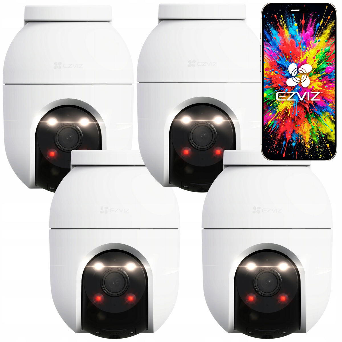 WiFi Camera ROTATING IP AI Autotracking EZVIZ 4x C8C FullHD Audio Detection