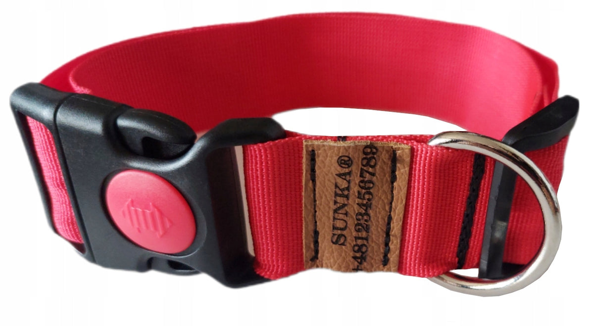 Wide Collar Sunka Basic 4cm with ML ID Address Various Designs