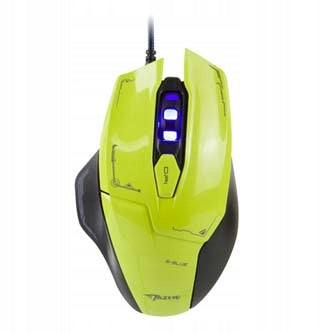 Wired mouse E-blue Mazer green optical 2500DPI