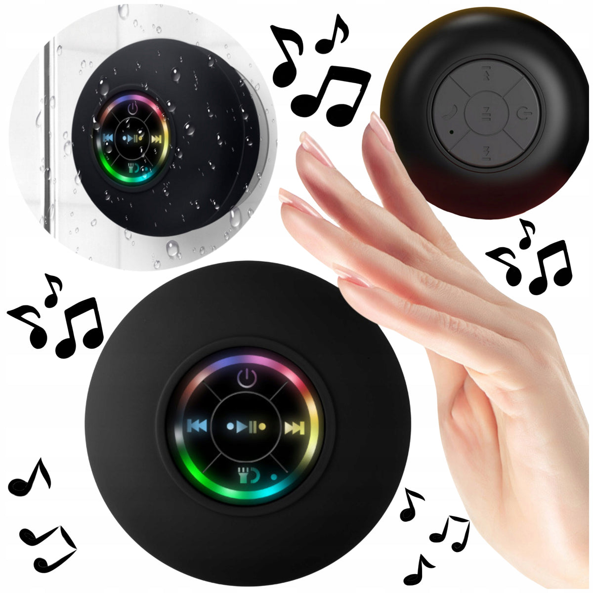 Wireless Bicycle Speaker Sticky Portable Bluetooth Small IPX4