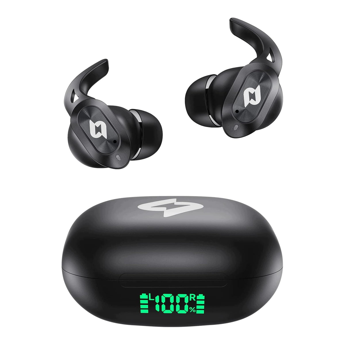 Wireless Bluetooth In-Ear Headphones For Sports Waterproof 8 Hours