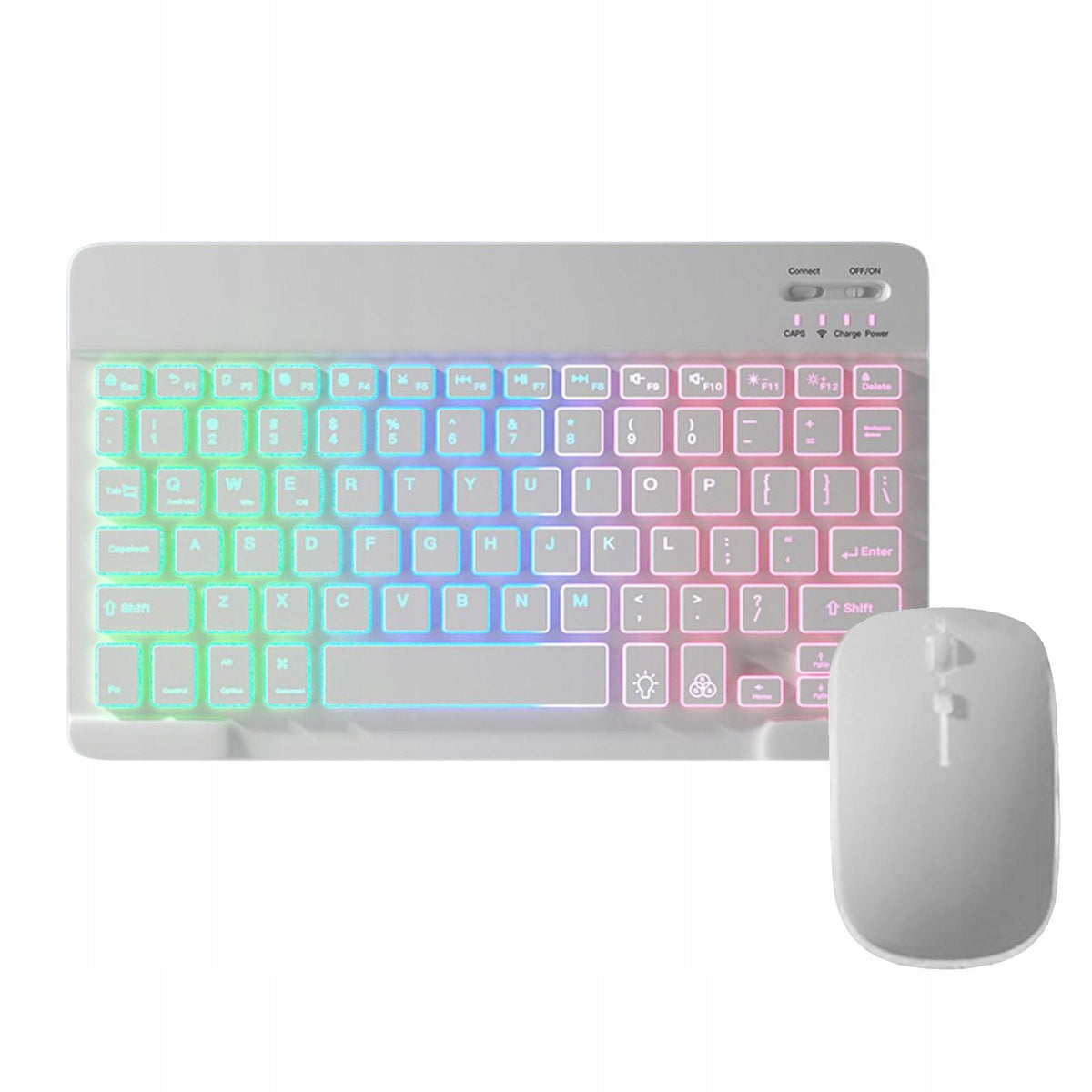 Wireless Bluetooth Keyboard Quiet Typing Portable for White