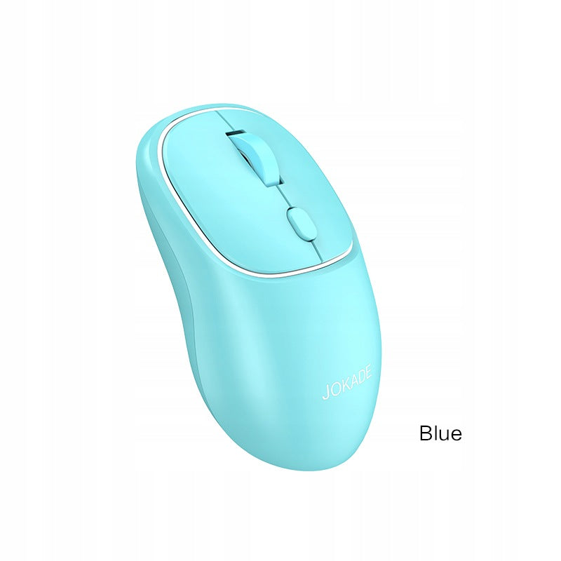 Wireless Bluetooth Mouse 2.4G JOKADE Silent Optical Mouse BLUE Packaging status original