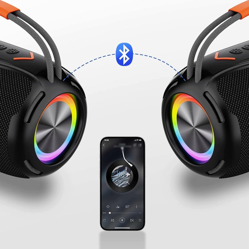 Wireless Bluetooth speaker with USB support and 20W RGB backlight Packaging status original