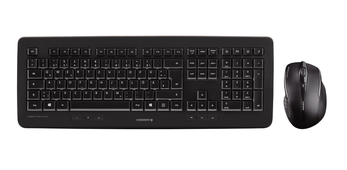Wireless Caviar with Mouse Cherry DW 5100 German Keyboard Layout