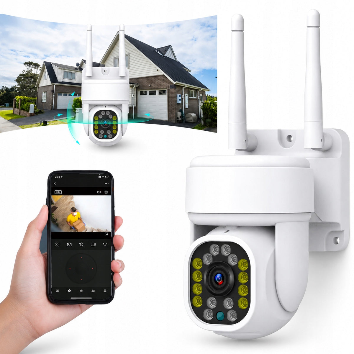 Wireless IP Camera WiFi Smart Home HD EDUP EH-1080P21