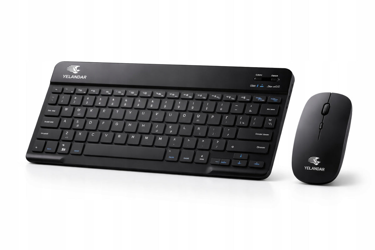 Wireless Keyboard + Bluetooth Mouse Slim Quiet for PC Laptop Android Packaging status original