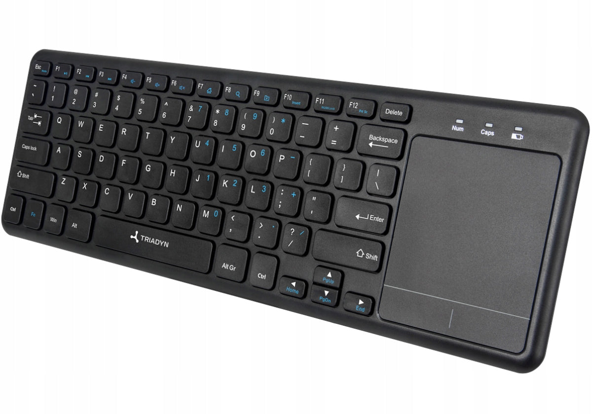 Wireless Keyboard Triadyn ERIS with Touchpad 2.4GHz Black Packaging status original