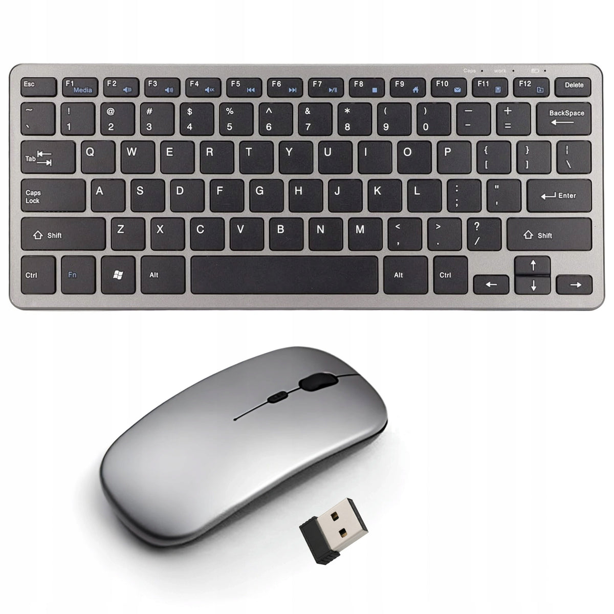 Wireless Keyboard and BT USB Mouse Set ALOGY for PC Laptop Computer