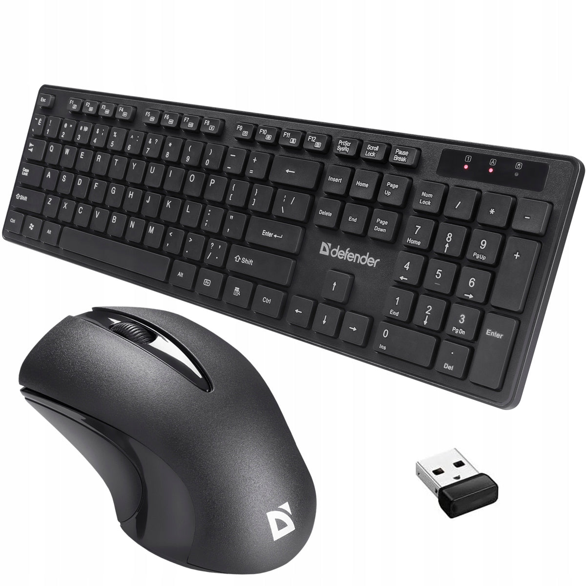 Wireless Keyboard and Mouse Set Defender LIMA C-993 for Computer