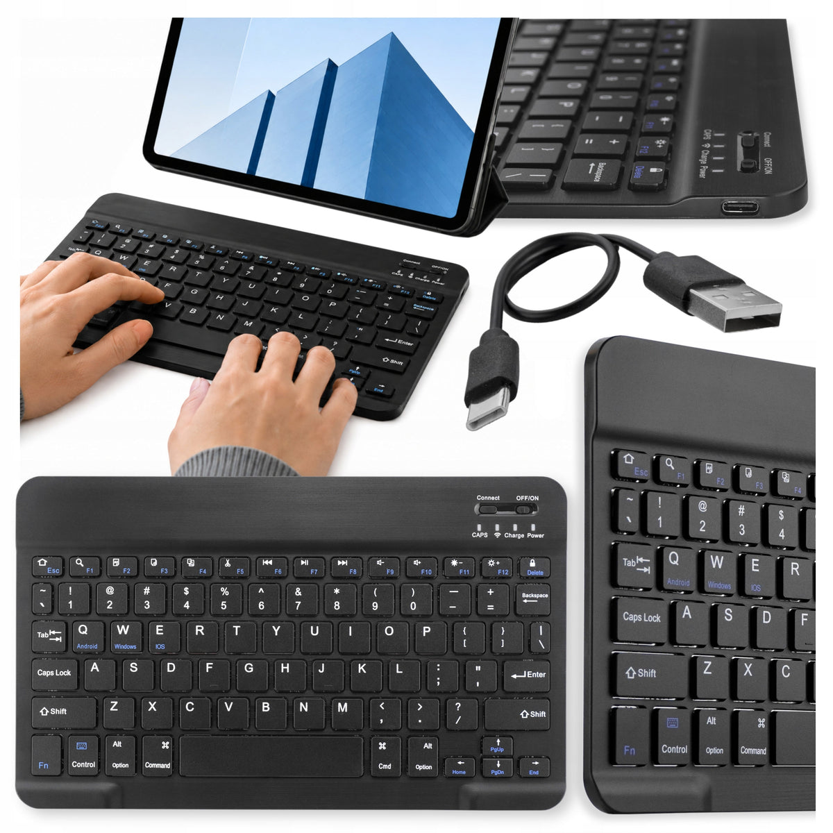Wireless Keyboard for Tablet Phone TV Small Bluetooth