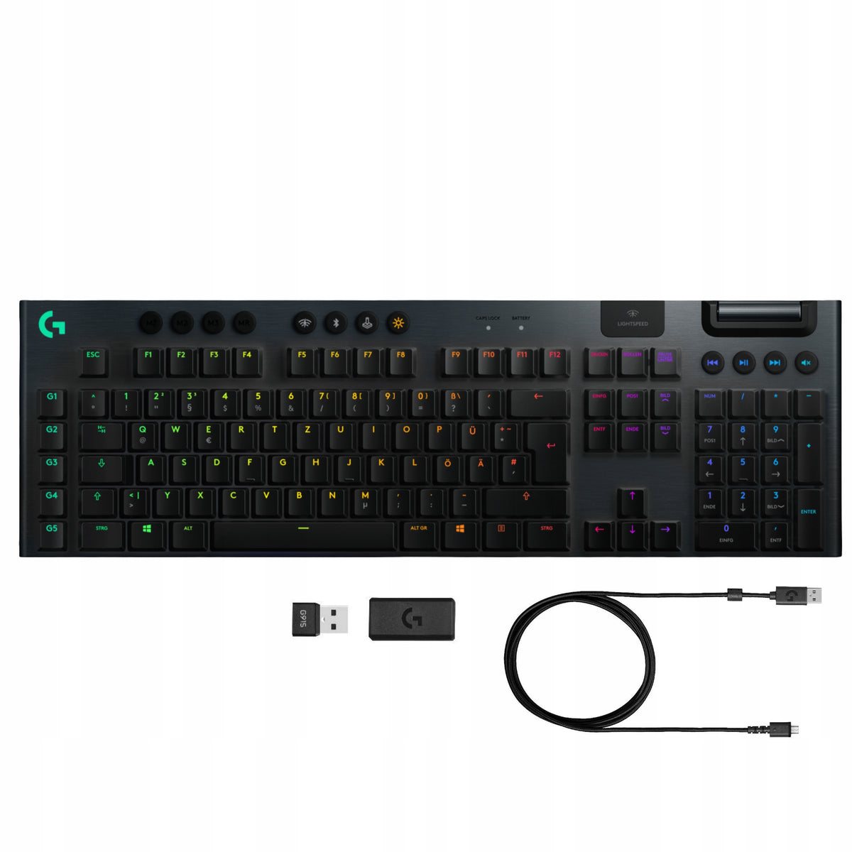 Wireless Mechanical Keyboard Logitech G915 LIGHTSPEED RGB Tactile Packaging status original