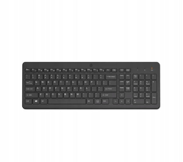 Wireless Membrane Keyboard HP 220 Black Numeric Block Office