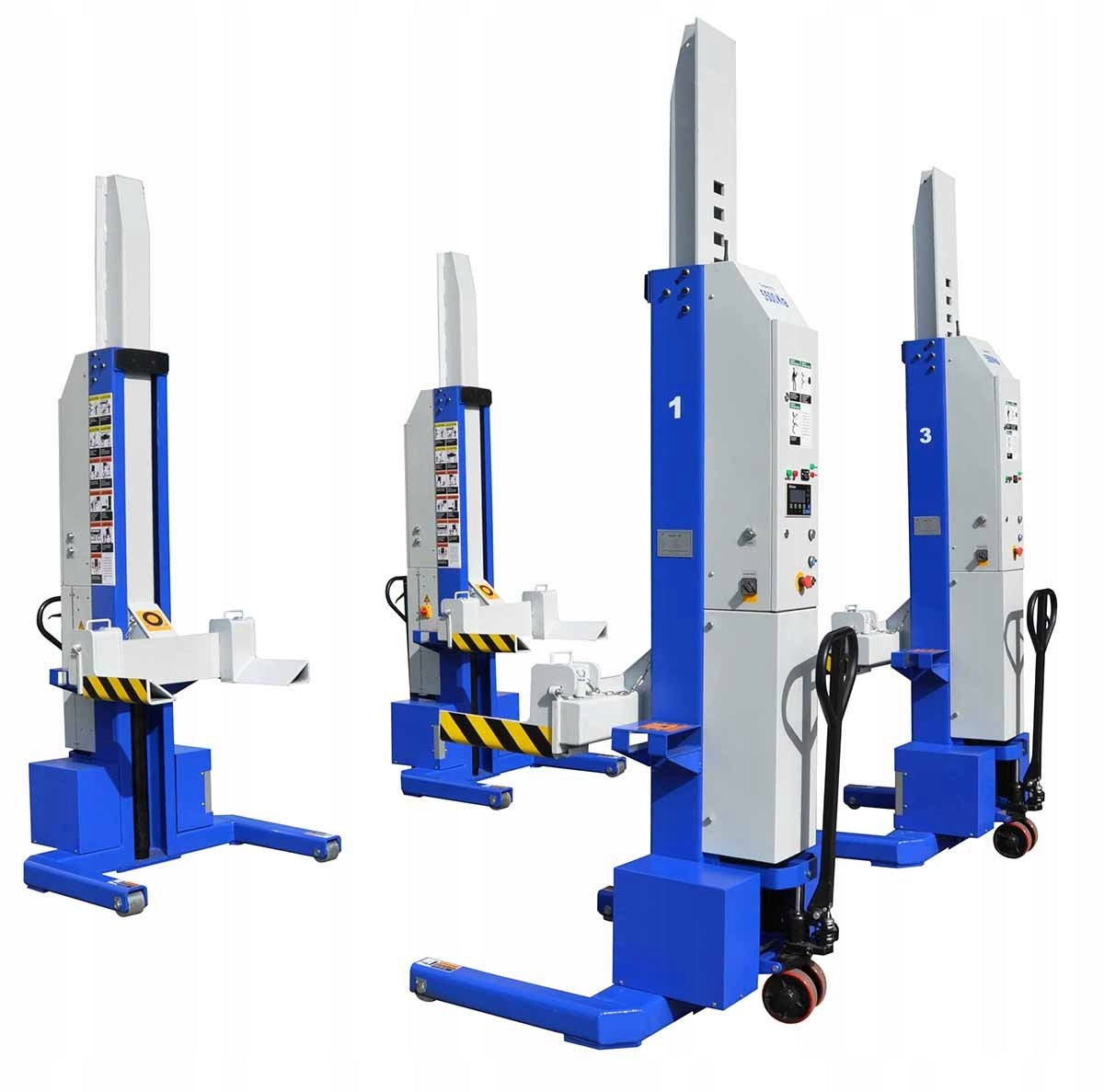 Wireless Mobile Column Lift 5.5т Well Kraft ML4022W 6 columns Manufacturer code 011377
