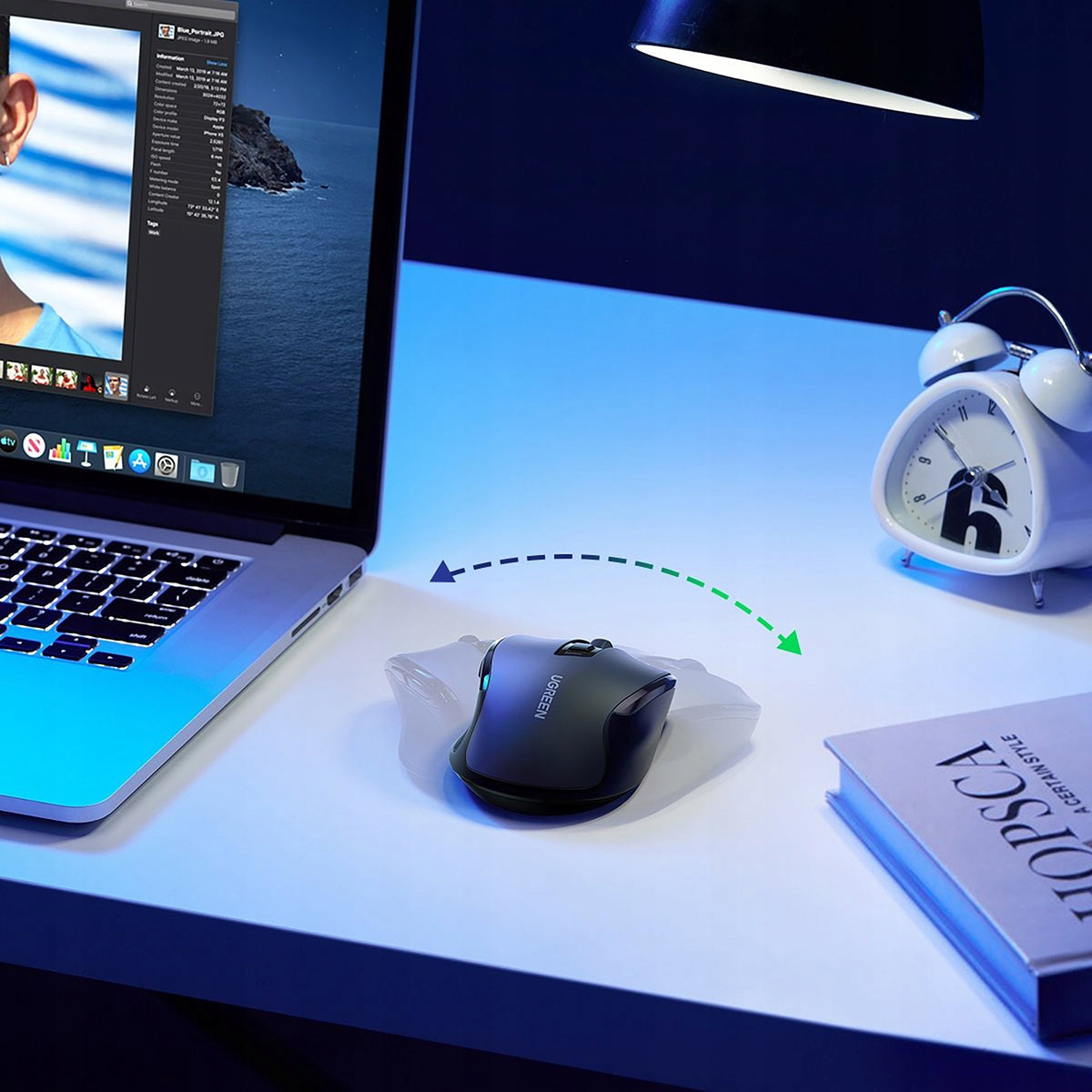 Wireless Mouse 4000DPI USB Laser Mouse For Computer 2Pcs Packaging status original
