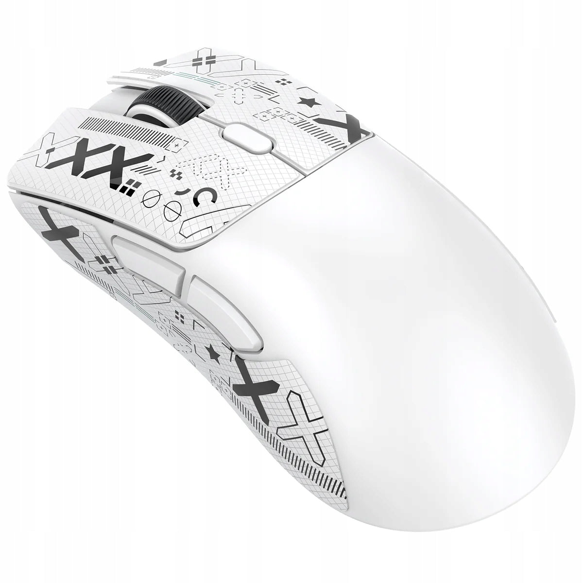 Wireless Mouse | Attack Shark R1 White | Grip Tape