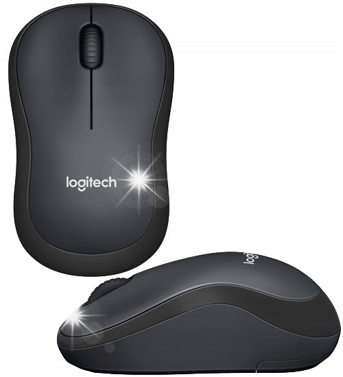 Wireless Mouse Logitech Logi M220 1000DPI Silent nanoUSB Black