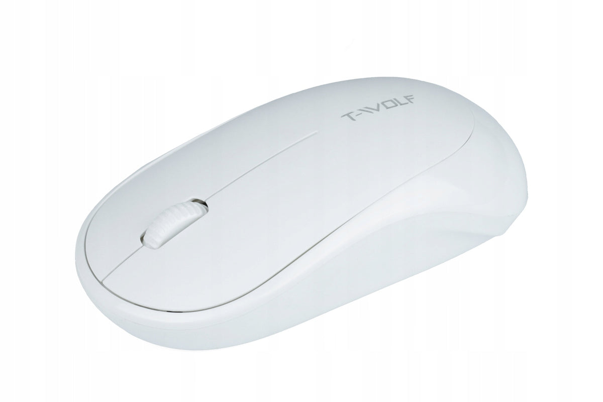 Wireless Office Optical Computer Mouse | 1000 DPI | White Color white