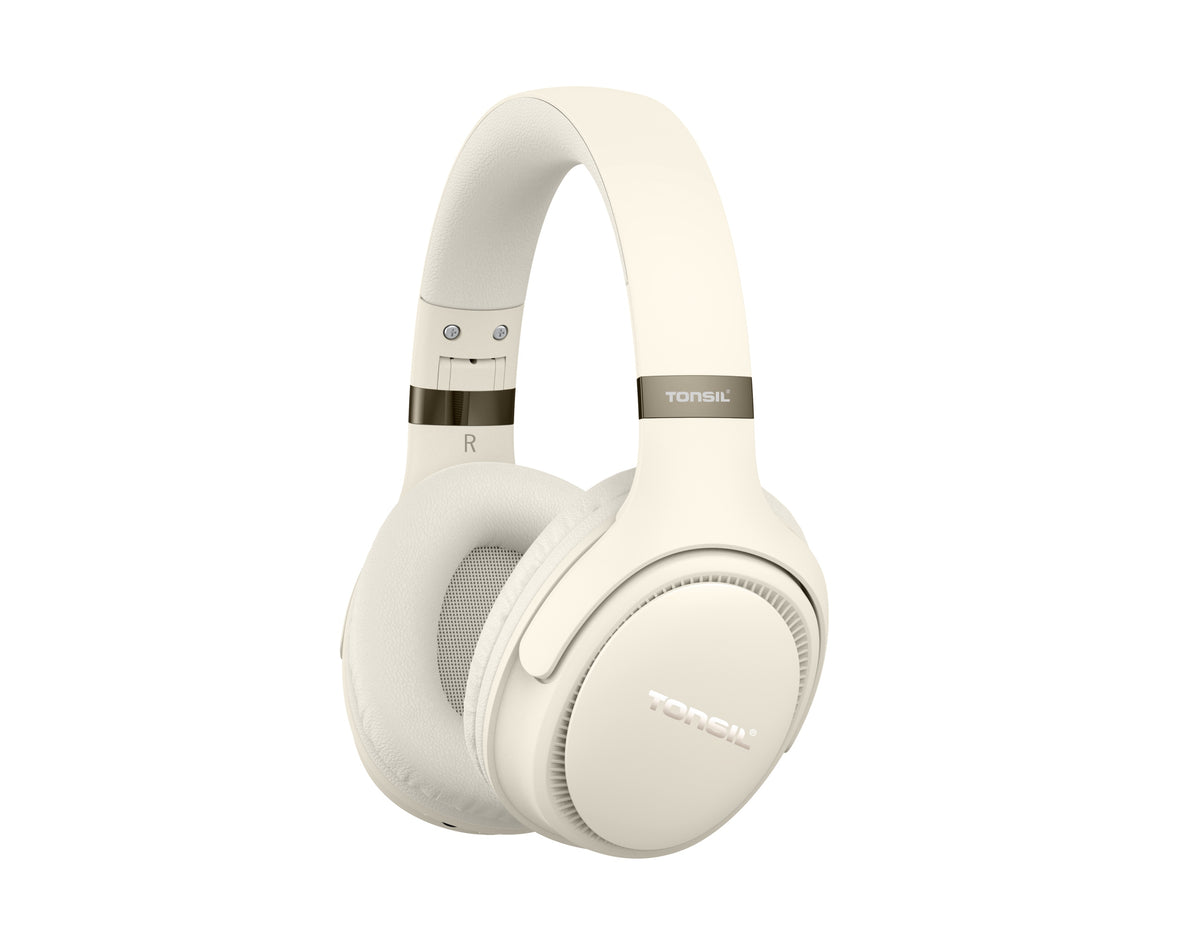 Wireless On-Ear Headphones TONSIL R35BT BEIGE Bluetooth / SD / FM