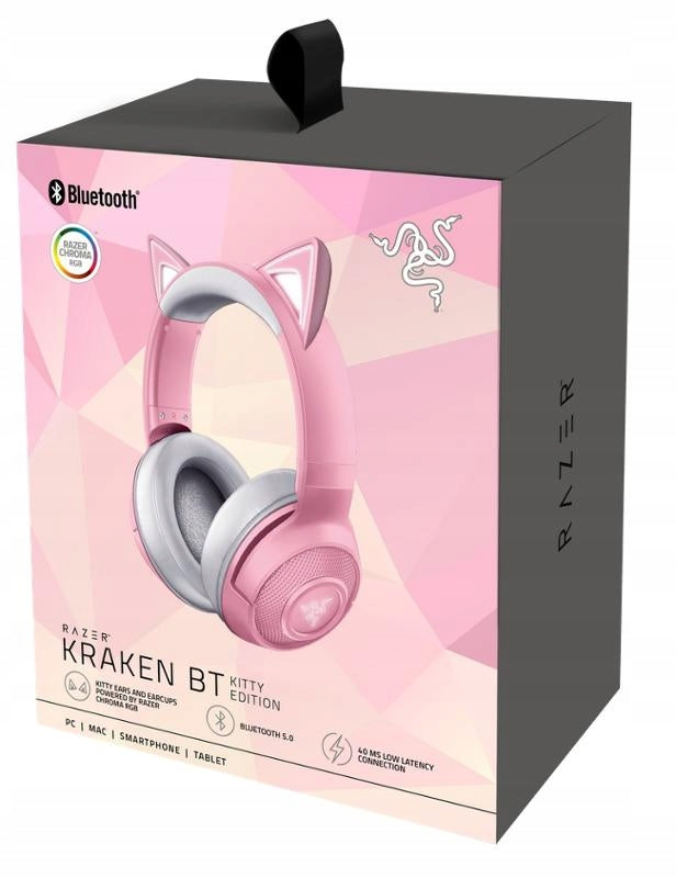 Wireless Over-Ear Headphones Razer Kraken Kitty pink Manufacturer code RZ04-03520100-R3M1