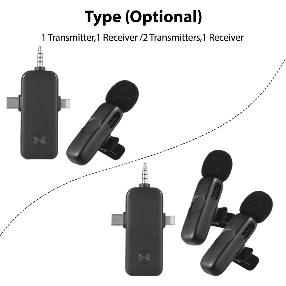 Wireless Tie Microphone System Noise Reduction One UY