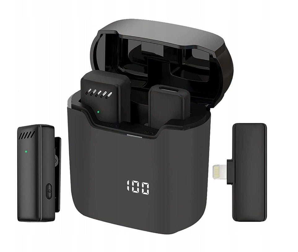 Wireless Tie Microphone for iPhone Lightning