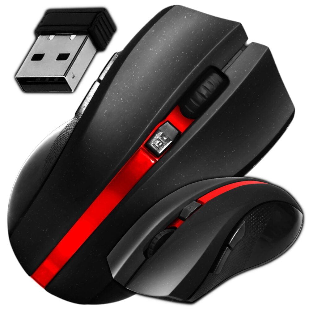 Wireless battery. 350mAh Optical USB Gaming Mouse 1600DPI LED Black