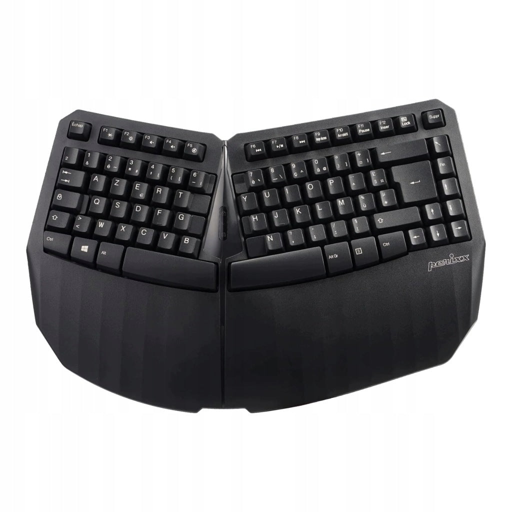 Wireless ergonomic Bluetooth mini keyboard AZERTY 2.4G