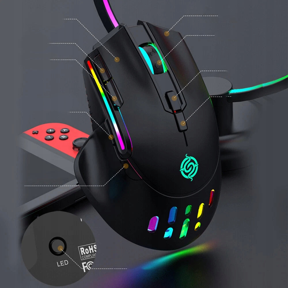 Wireless gaming mouse for PCs and laptops, RGB, USB Packaging status original