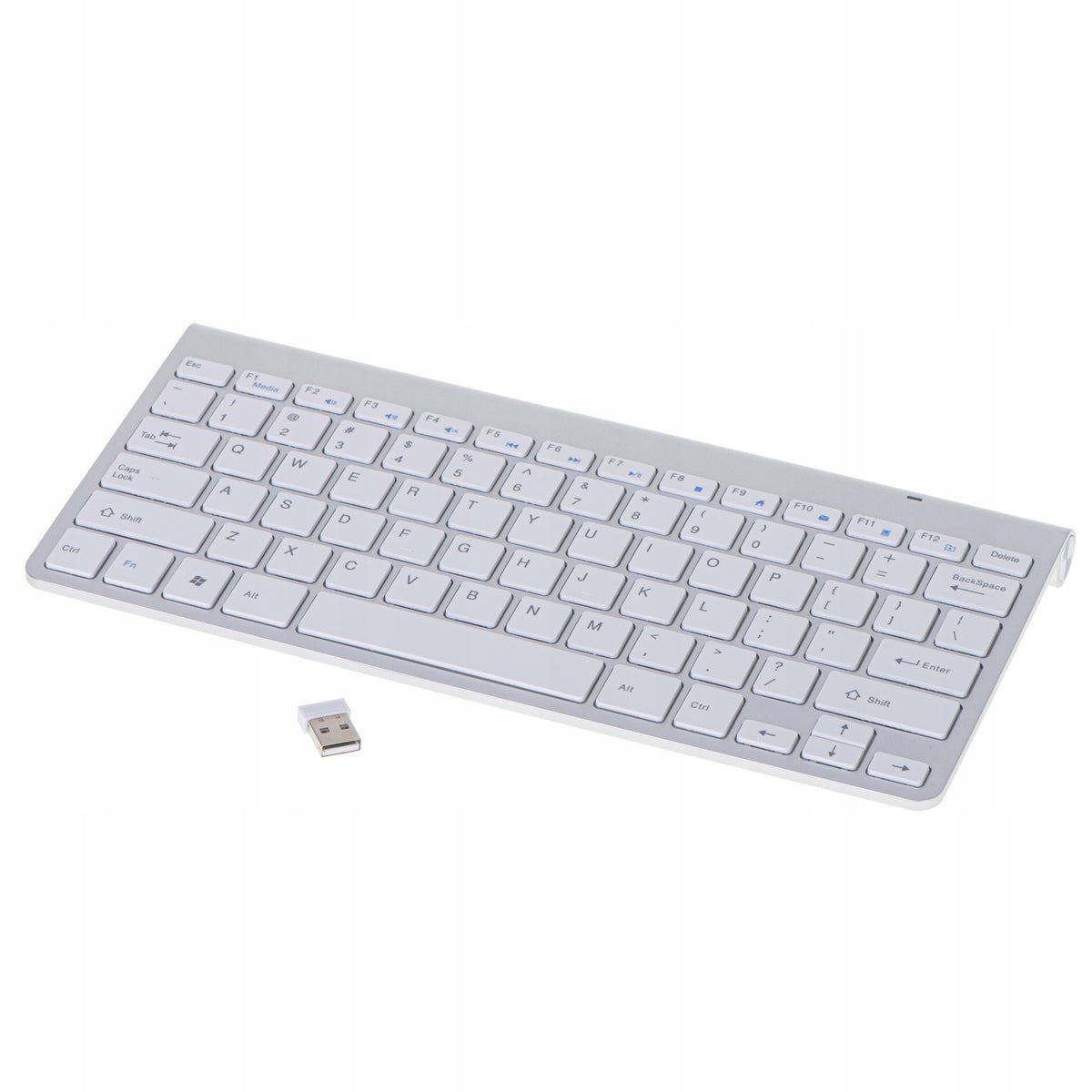 Wireless keyboard bluetooth Smart TV silver