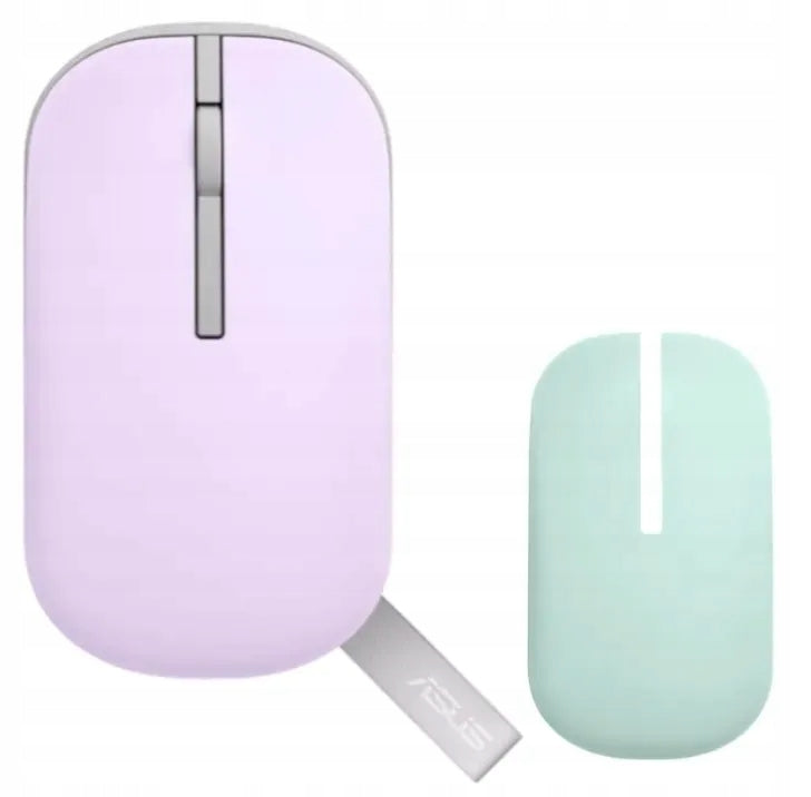 Wireless mouse ASUS Marshmallow MD100 pink/mint Two Overlays