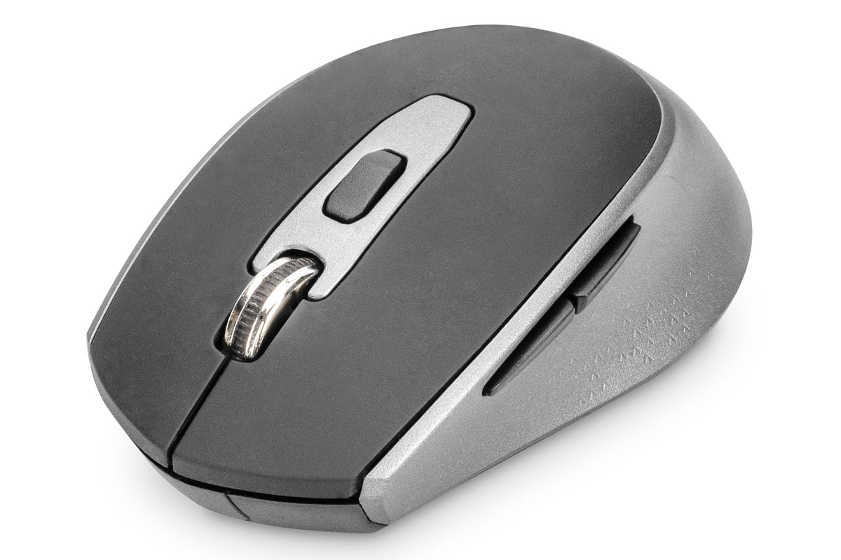 Wireless mouse DIGITUS optical 1600 DPI 6 prz Color gray