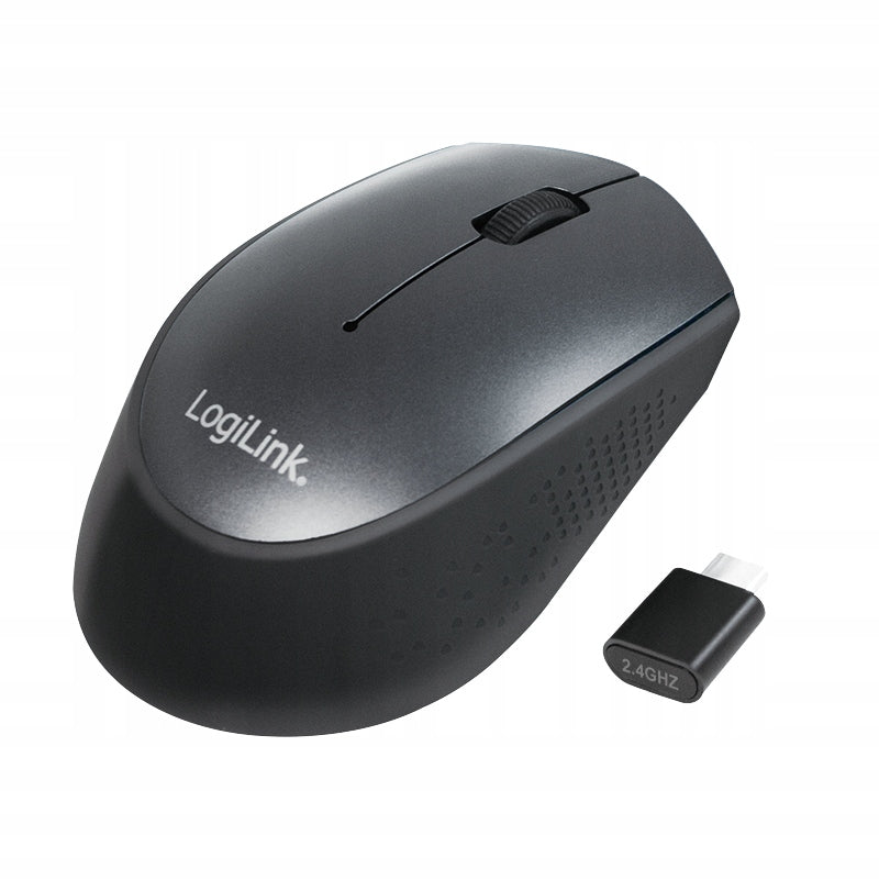 Wireless mouse LogiLink ID0160 optical 2,4 GHz 1200 dpi black Manufacturer code ID0160