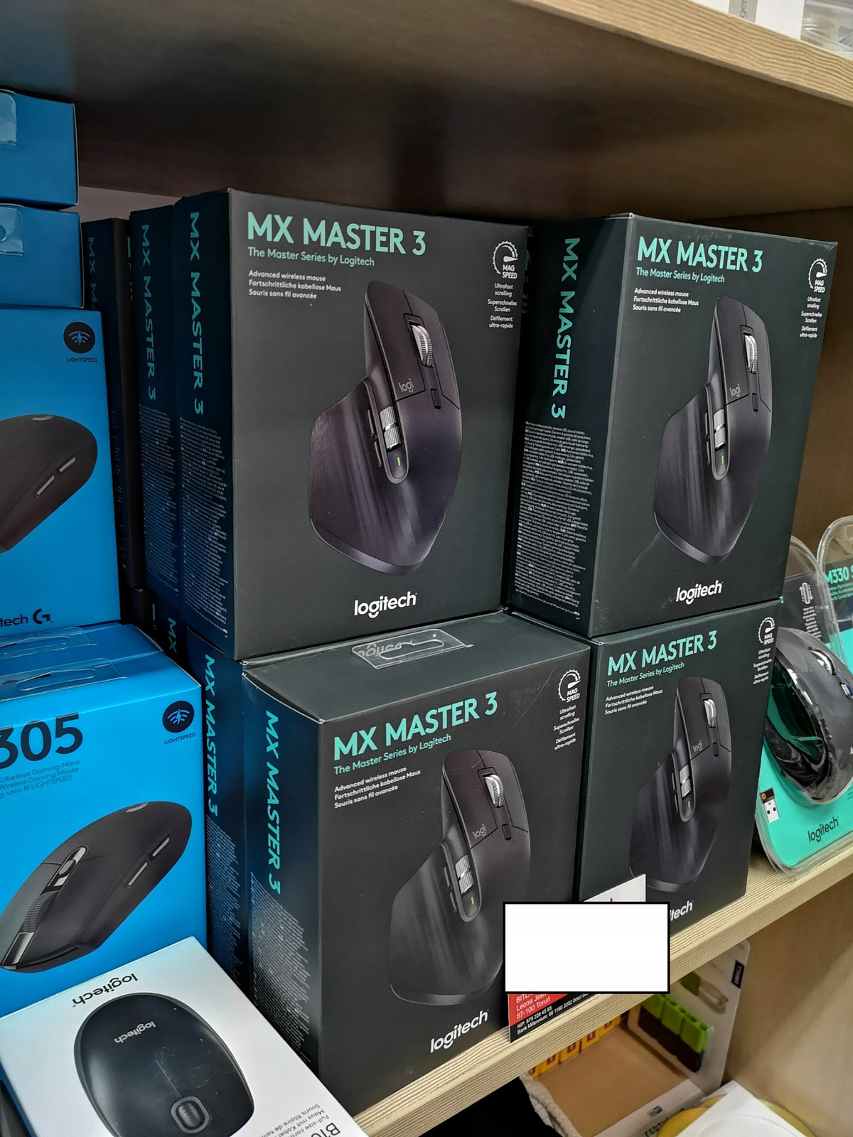 Wireless mouse Logitech MX MASTER 3 ergonomic Bluetooth 910-005694 Packaging status original