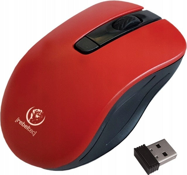 Wireless mouse Rebeltec STAR optical usb red Packaging status original