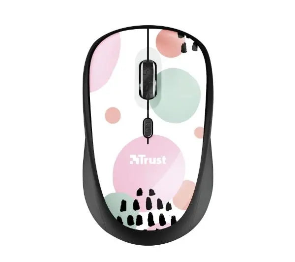 Wireless mouse Trust Yvi Pink Circles 2.4 GHz