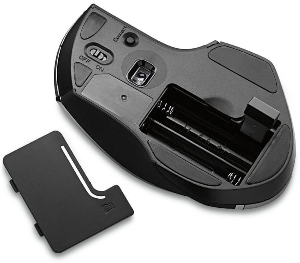 Wireless mouse Verbatim Deluxe 1600 DPI black-grey Manufacturer code 49041
