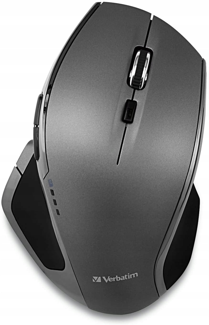 Wireless mouse Verbatim Deluxe 1600 DPI black-grey