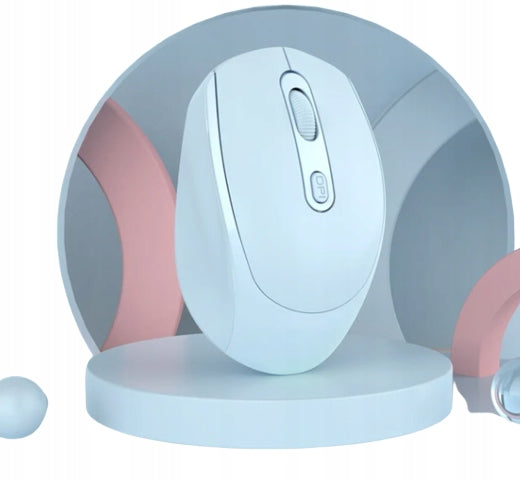 Wireless mouse ergonomic optical small mouse for laptop blue